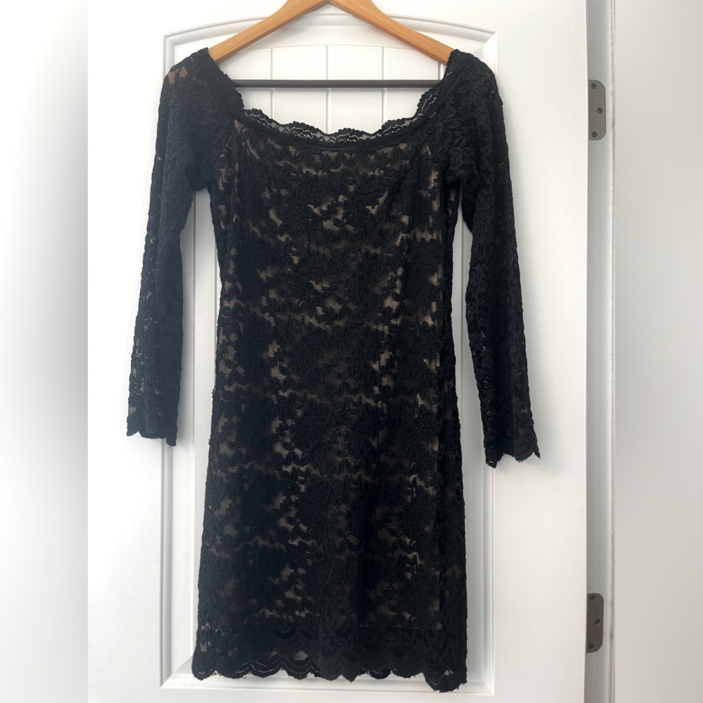 Little Black Lace Dress